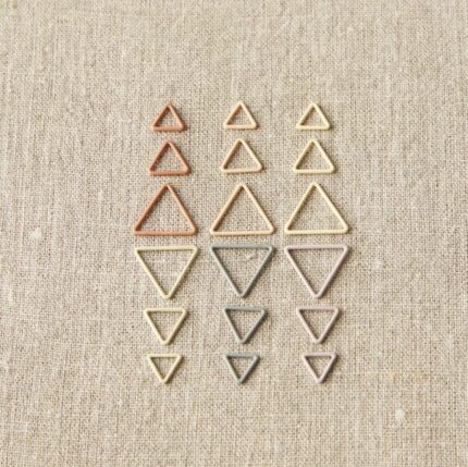 Cocoknits Triange Stitchmarkers Earth Tones