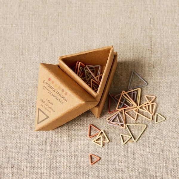 Cocoknits Triange Stitchmarkers Earth Tones